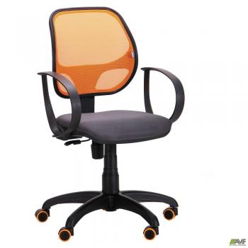 Кресло Бит Color/АМФ-8 сиденье Сетка серая/спинка Сетка оранжевая