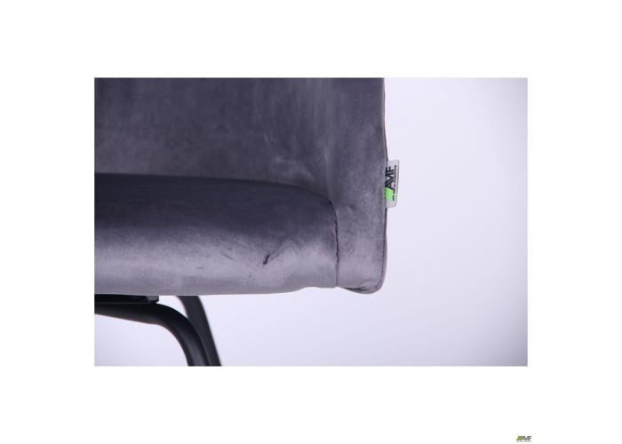  Кресло поворотное Sacramento черный/велюр серый  9 — купить в PORTES.UA