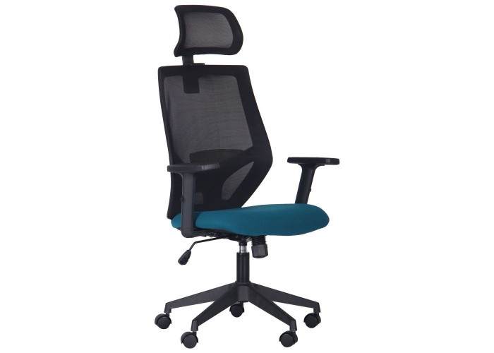  Кресло Lead Black HR сиденье SM 2328/спинка Сетка HY-100 черная  1 — купить в PORTES.UA