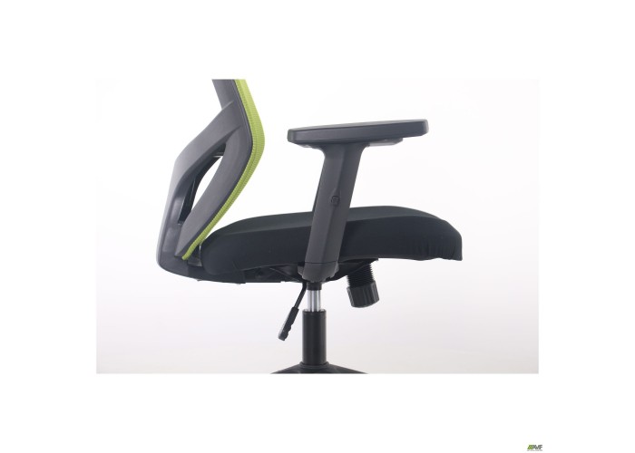  Кресло Lead Black HR сиденье Нест-01 черная/спинка Сетка SL-06 салатовая  14 — купить в PORTES.UA