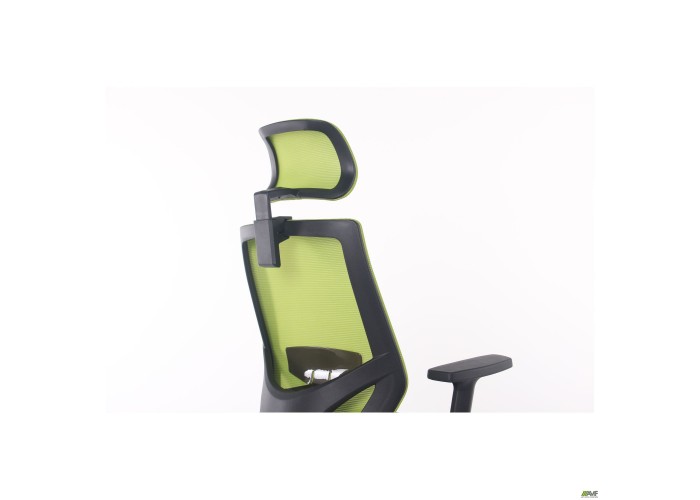  Кресло Lead Black HR сиденье Нест-01 черная/спинка Сетка SL-06 салатовая  19 — купить в PORTES.UA