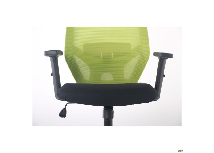  Кресло Lead Black HR сиденье Нест-01 черная/спинка Сетка SL-06 салатовая  8 — купить в PORTES.UA