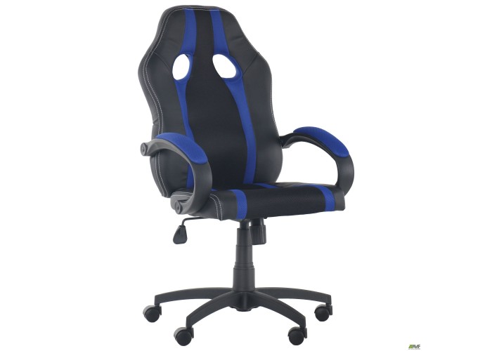  Крісло Shift Неаполь N-20/Сітка чорна, вставки Сітка синя  2 — замовити в PORTES.UA
