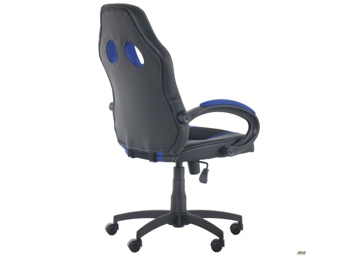  Кресло Shift Неаполь N-20/Сетка черная, вставки Сетка синяя  5 — купить в PORTES.UA