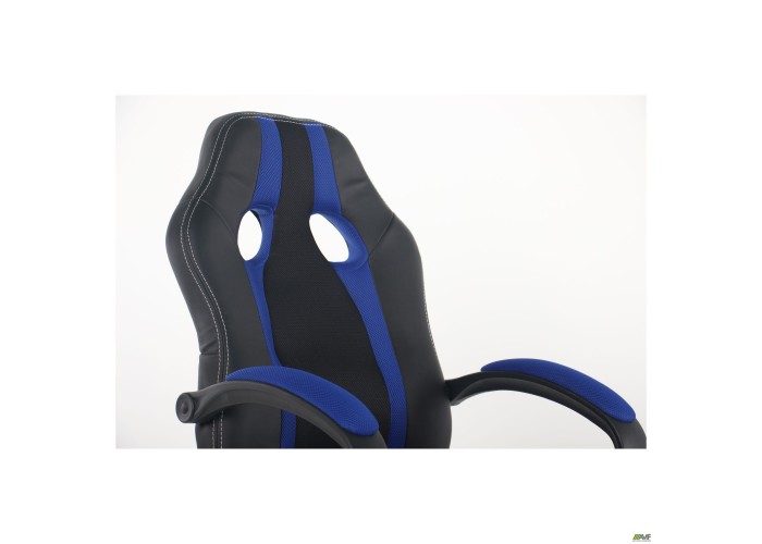  Кресло Shift Неаполь N-20/Сетка черная, вставки Сетка синяя  6 — купить в PORTES.UA