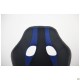 Крісло Shift Неаполь N-20/Сітка чорна, вставки Сітка синя
