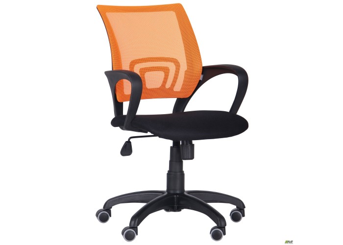  Кресло Веб сиденье Сетка черная/спинка Сетка оранжевая  2 — купить в PORTES.UA