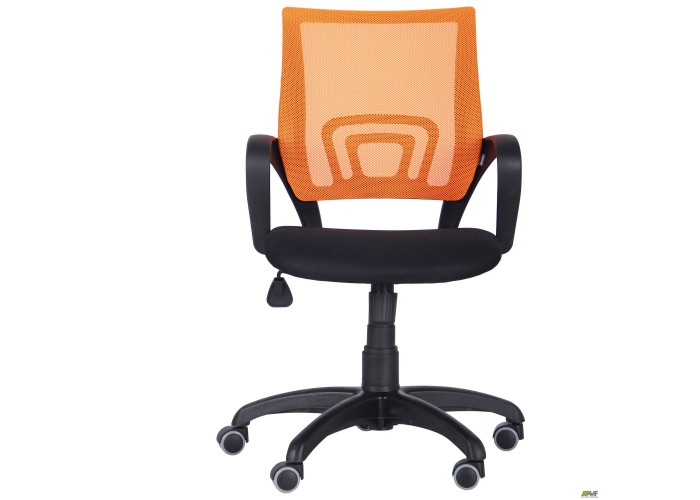  Кресло Веб сиденье Сетка черная/спинка Сетка оранжевая  3 — купить в PORTES.UA