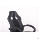 Крісло Shift Неаполь N-20/Сітка чорна, вставки Сітка сіра