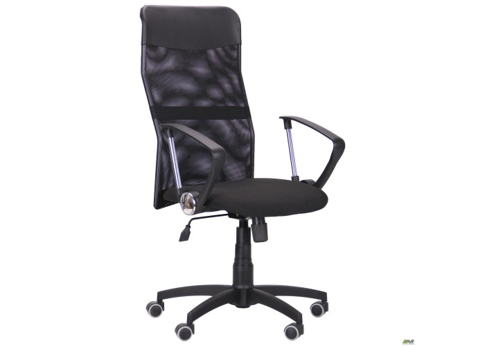  Кресло Ultra сиденье А-1/спинка Сетка черная, вставка Скаден черный  1 — купить в PORTES.UA
