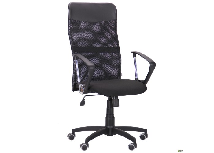  Кресло Ultra сиденье А-1/спинка Сетка черная, вставка Скаден черный  2 — купить в PORTES.UA