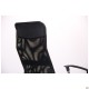 Крісло Ultra сидіння А-1/спинка Сітка чорна, вставка Скаден чорний