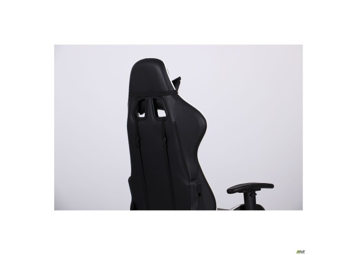  Кресло VR Racer Dexter Laser черный/белый  15 — купить в PORTES.UA