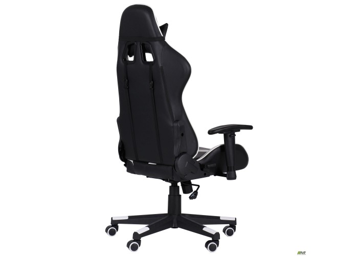  Кресло VR Racer Dexter Laser черный/белый  5 — купить в PORTES.UA