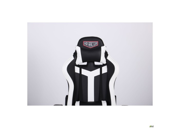 Кресло VR Racer Dexter Laser черный/белый  7 — купить в PORTES.UA