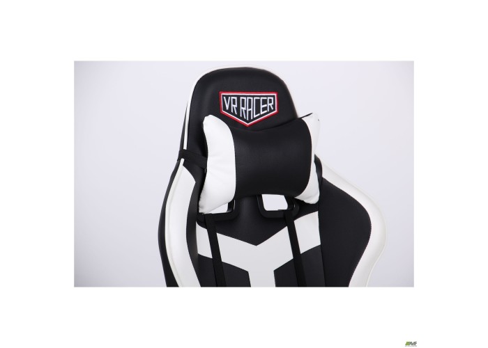  Кресло VR Racer Dexter Laser черный/белый  9 — купить в PORTES.UA