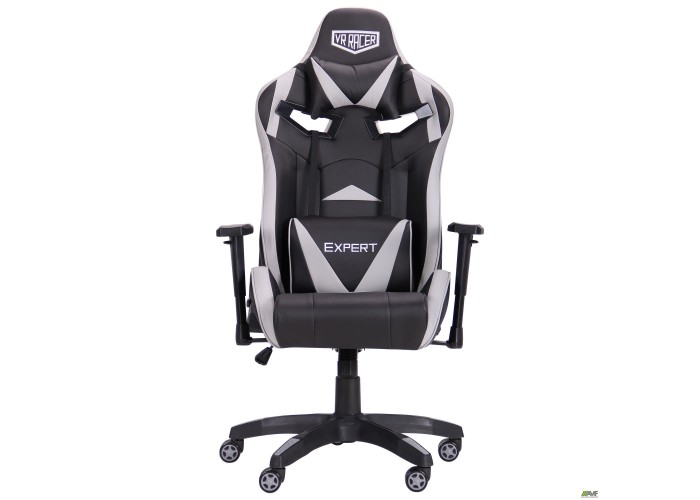 Кресло VR Racer Expert Wizard черный/серый  3 — купить в PORTES.UA