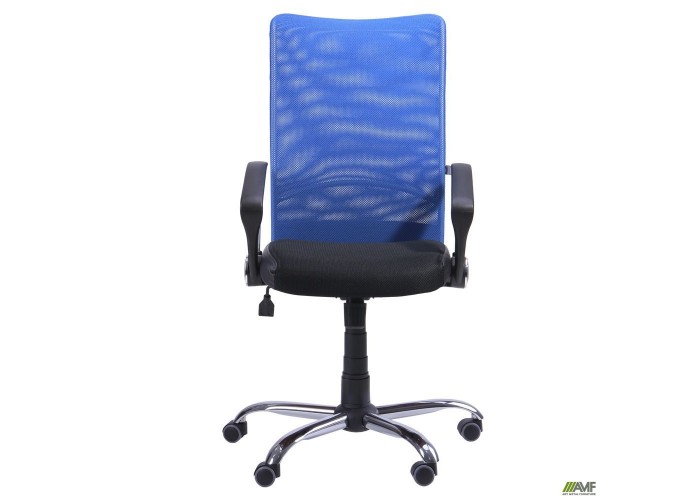  Кресло АЭРО HB сиденье Сетка черная, Неаполь N-20/спинка Сетка синяя  3 — купить в PORTES.UA