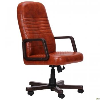 Кресло Чинция Вуд (орех) Мадрас коньяк