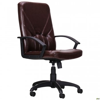 Крісло Менеджер Пластик Мадрас дк браун