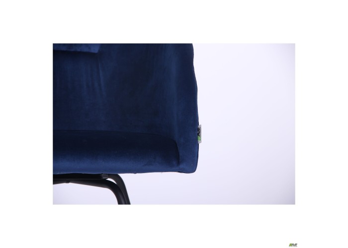  Кресло поворотное Sacramento черный/велюр темно-синий  7 — купить в PORTES.UA