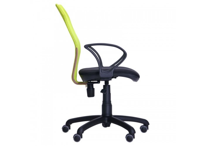  Кресло Oxi/АМФ-4 сиденье Сетка черная/спинка Сетка лайм  2 — купить в PORTES.UA