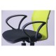 Крісло Oxi АМФ-4 сидіння Сітка чорна / спинка Сітка лайм