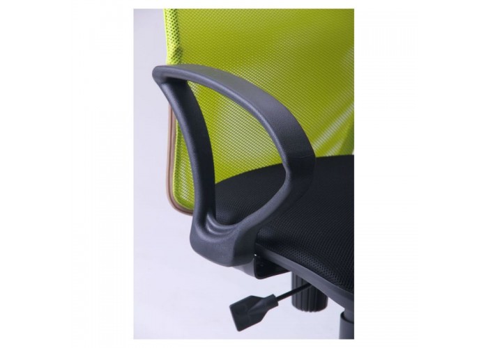  Кресло Oxi/АМФ-4 сиденье Сетка черная/спинка Сетка лайм  7 — купить в PORTES.UA