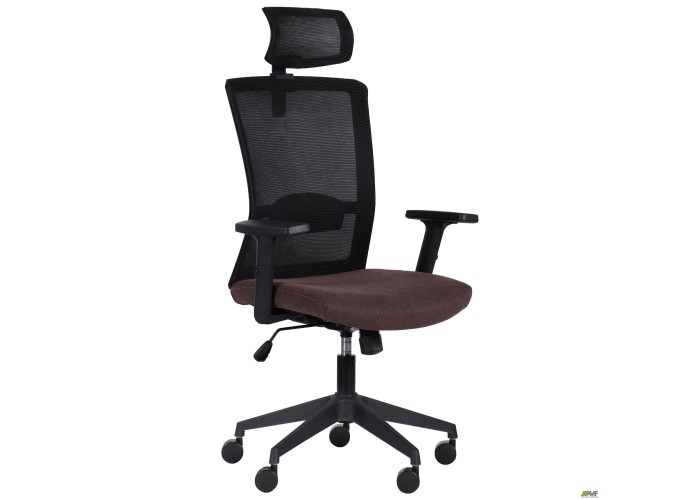  Кресло Uran Black HR сиденье Сидней-26/спинка Сетка SL-00 черная  1 — купить в PORTES.UA