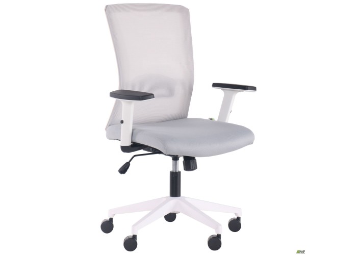  Кресло Uran White сиденье Нест-19 св.серая/спинка Сетка SL-01 св.серая  1 — купить в PORTES.UA