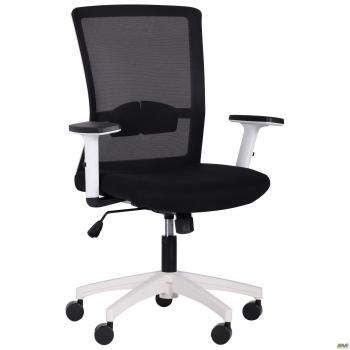 Кресло Uran White сиденье Сидней 07/спинка Сетка HY-100 черная
