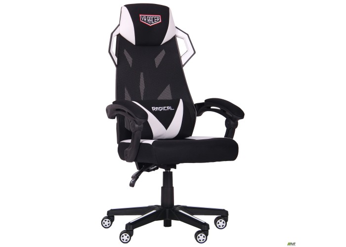  Кресло VR Racer Radical Brooks черный/белый  2 — купить в PORTES.UA