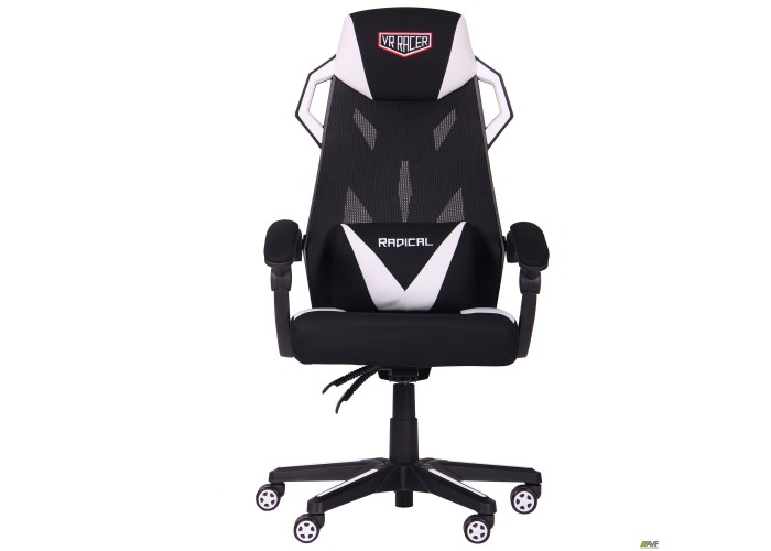  Кресло VR Racer Radical Brooks черный/белый  3 — купить в PORTES.UA