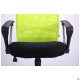 Крісло AERO HB Line Color сидіння Сітка чорна, Неаполь N-20 / спинка Сітка салатова, вст.Неаполь N-20