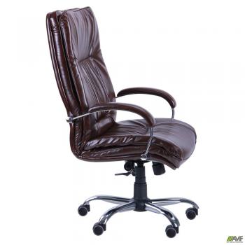 Кресло Палермо Хром Механизм ANYFIX Мадрас дарк браун