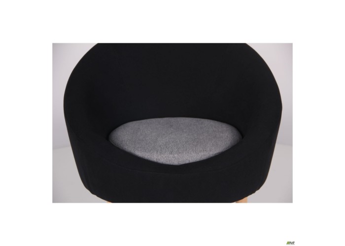  Кресло Eclipse Сидней черный 7, серый 20, подушка серый 20  9 — купить в PORTES.UA