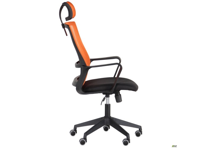  Кресло Matrix HR сиденье Саванна nova Black 19/спинка Сетка Line-07 оранж  3 — купить в PORTES.UA