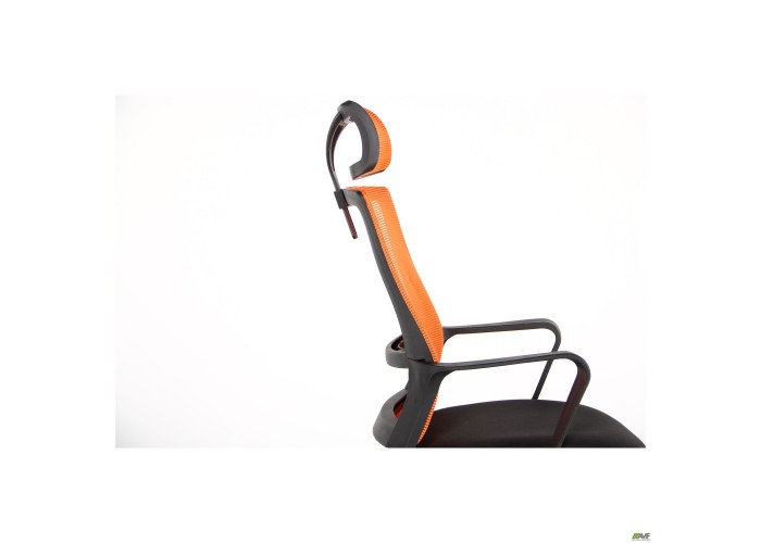  Кресло Matrix HR сиденье Саванна nova Black 19/спинка Сетка Line-07 оранж  8 — купить в PORTES.UA