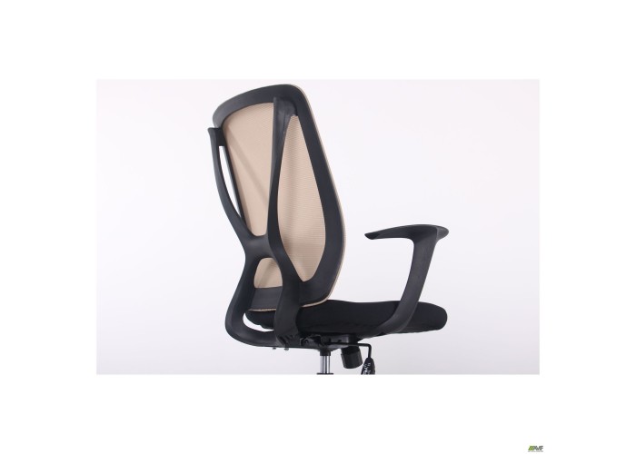  Кресло Nickel Black сиденье Нест-01 черная/спинка Сетка SL-02 беж  12 — купить в PORTES.UA