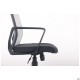 Кресло Tin сиденье Саванна nova Black 19/спинка Сетка SL-01 св.серая