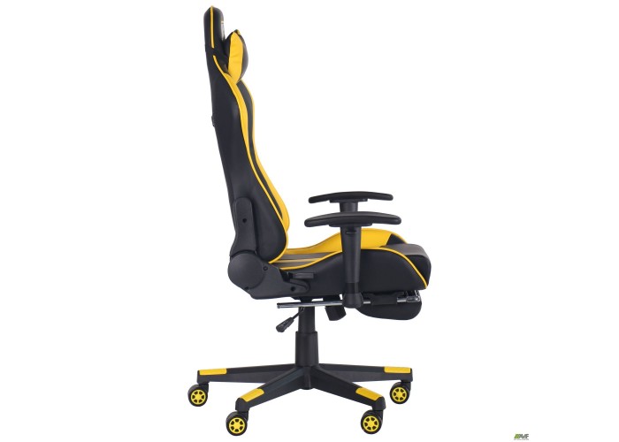  Кресло VR Racer Dexter Rumble черный/желтый  4 — купить в PORTES.UA
