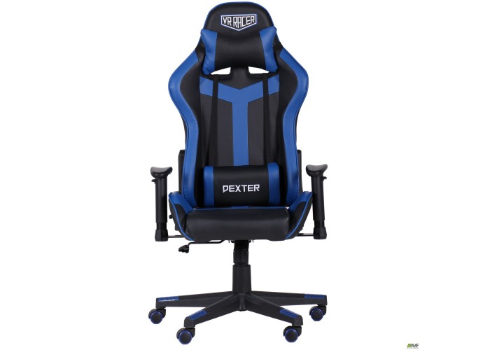  Кресло VR Racer Dexter Slag черный/синий  3 — купить в PORTES.UA