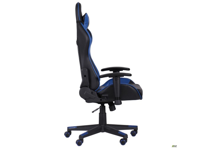  Кресло VR Racer Dexter Slag черный/синий  4 — купить в PORTES.UA