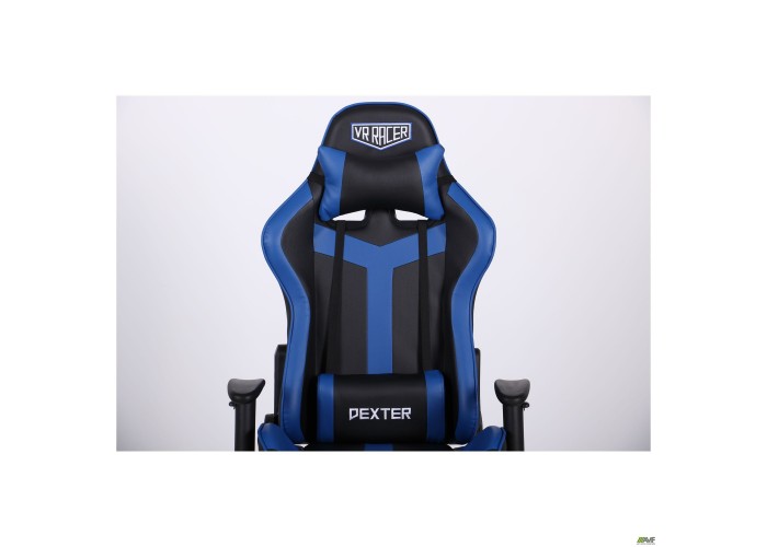  Кресло VR Racer Dexter Slag черный/синий  7 — купить в PORTES.UA