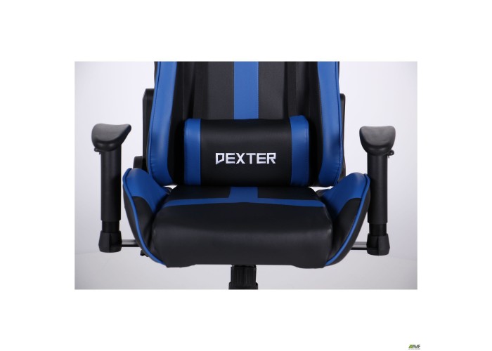  Кресло VR Racer Dexter Slag черный/синий  10 — купить в PORTES.UA