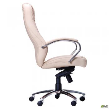 Кресло Мустанг MB Хром Неаполь N-17, вставка Неаполь N-17 перфорированный