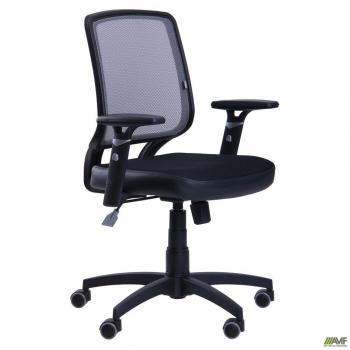 Кресло Онлайн сиденье Сетка черная/спинка Сетка серая