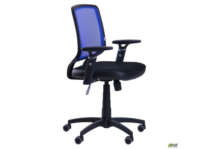  Кресло Онлайн сиденье Сетка черная/спинка Сетка синяя  2 — купить в PORTES.UA