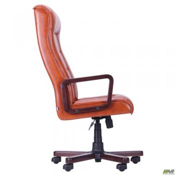 Кресло Роял Вуд (вишня) Мадрас коньяк