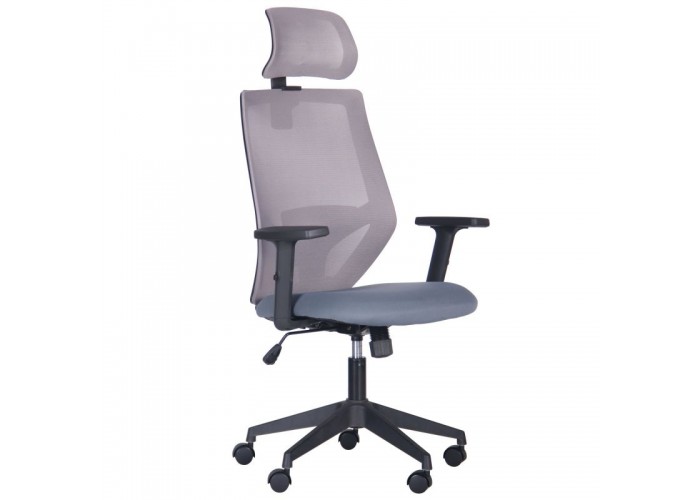  Кресло Lead Black HR сиденье Нест-08 серая/спинка Сетка HY-109 серая  2 — купить в PORTES.UA
